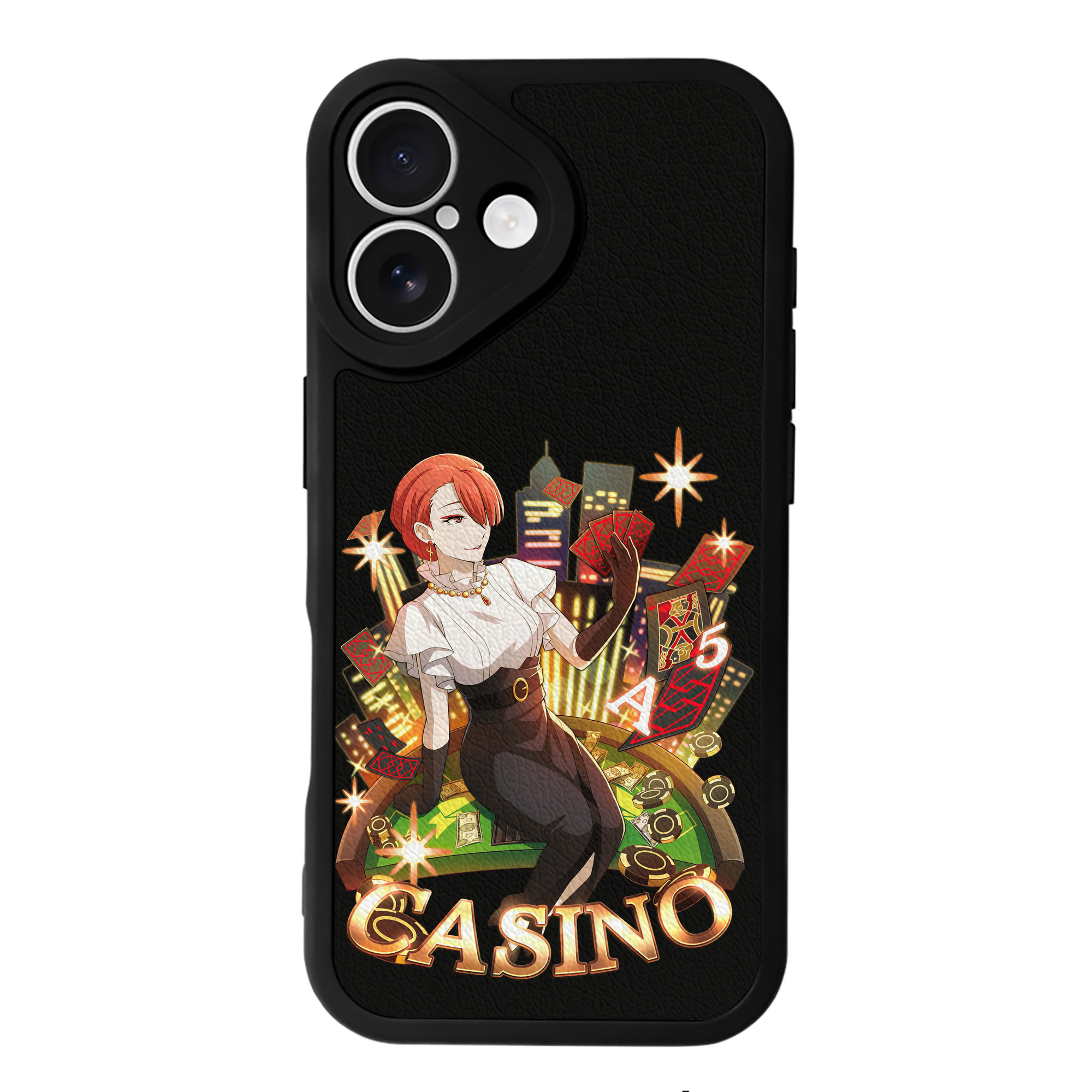 （画像用） 文豪ストレイドッグス Bungo Stray Dogs 【iPhone 16シリーズ対応】シリコンスマホケース（レザー調） 材質：シリコン